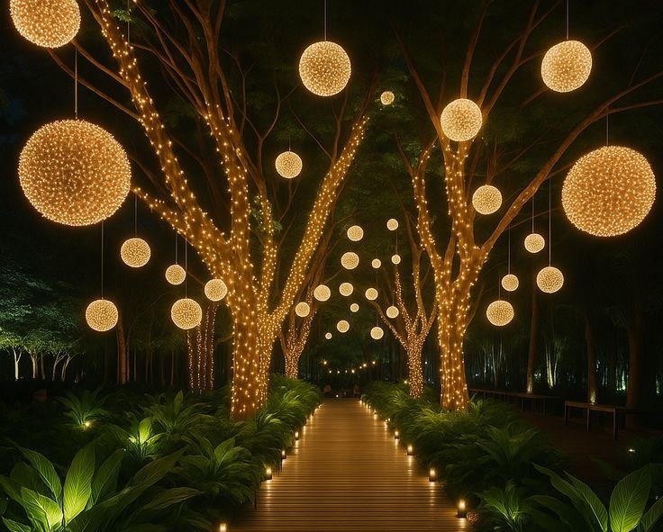 Decorative Lighting Setup